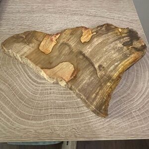 Large Natural Banded Calcite “Onyx” Decorative Stone Slab- Please Read!